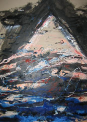 berg (samothraki) - 2006Acryl/Oilbar, 110 x 80 cm