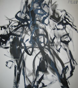 Raub der T�chter des Leukippos, Skizze110,5 x 100 cm, 2009